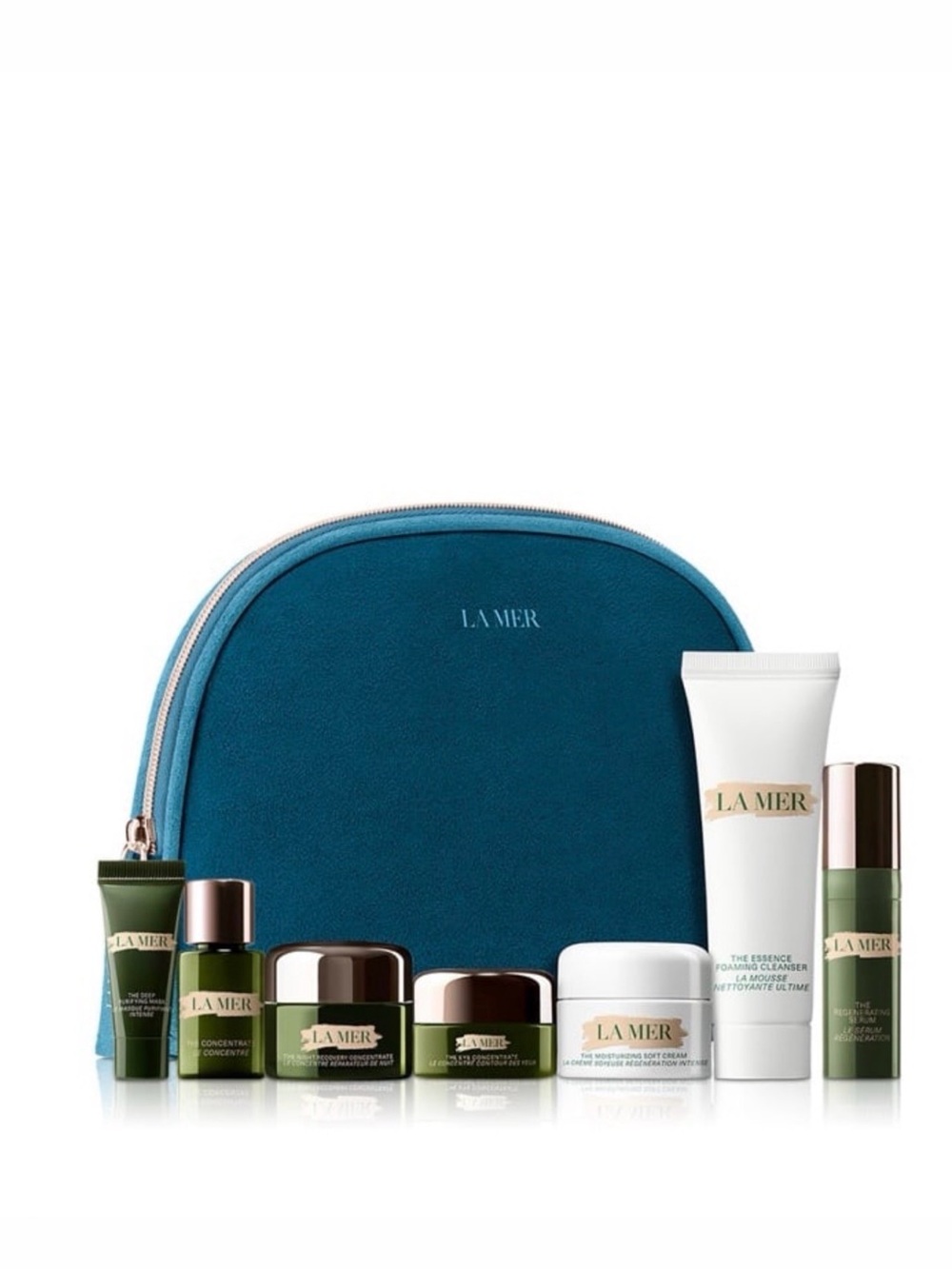 La Mer Bath & Body 7-Piece Anti-Aging Set with Cosmetic Pouch